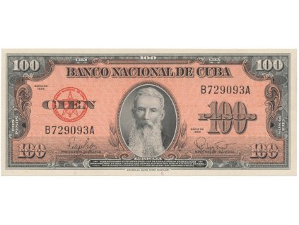 21711 kuba 100 pesos 1959 p 93a