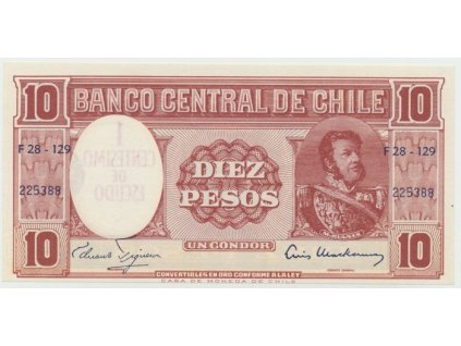 21771 chile 1 centesimo 1960 1961 pretisk p 125