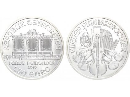 21891 rakousko 1 50 euro 2010 videnska filharmonie