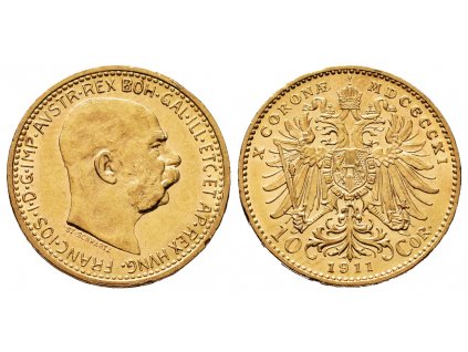 22140 22140 10 koruna 1911