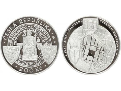 22809 22809 22809 200 kc 2015 zalozeni ceskych budejovic proof