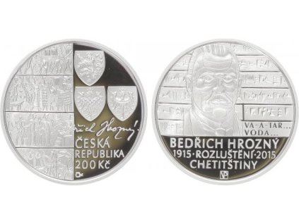 23814 23814 23814 200 kc 2015 bedrich hrozny proof