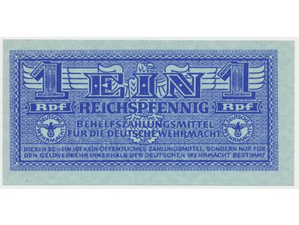 23823 23823 nemecko wehrmacht 1 reichspfennig 1942 1944 ro 501