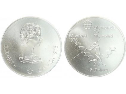24108 kanada 5 dollars 1975 oh montreal 1976