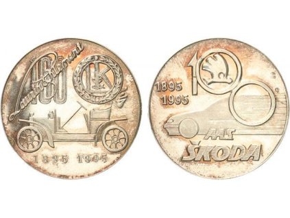 24303 24303 ar medaile 1995 laurin a klement ag 0 999 30 mm 10 3 g proof