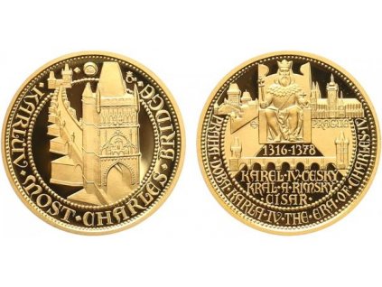 24783 medaile 2014 doba karla iv karluv most