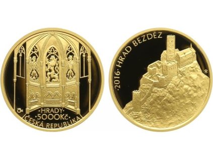 25227 25227 5000 kc 2016 hrad bezdez proof