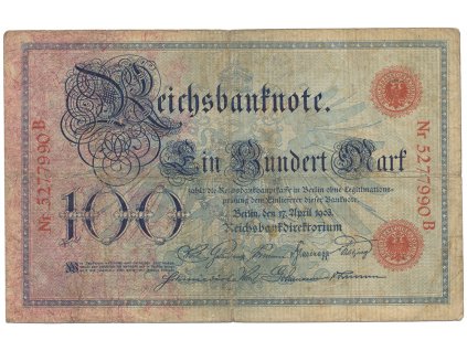 Německo, 100 Mark 1903, Ro.20