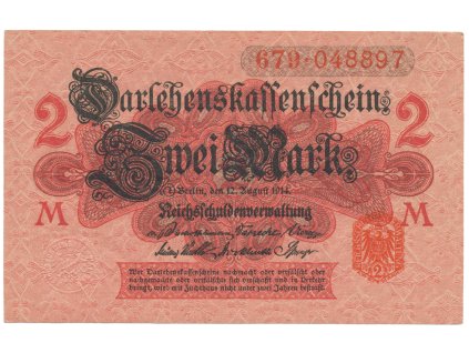25593 25593 nemecko 2 mark 1914 2 vydani ro 52c
