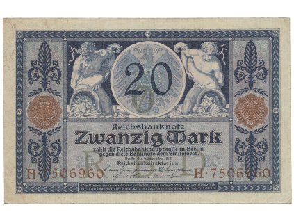 Německo, 20 Mark 1915, Ro.53