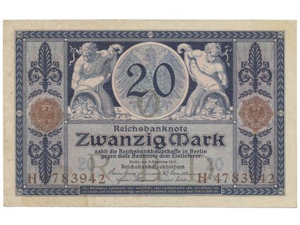 25617 25617 nemecko 20 mark 1915 ro 53
