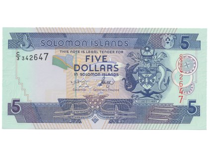 25719 25719 salamounovy ostrovy 5 dollars 2006 p 26