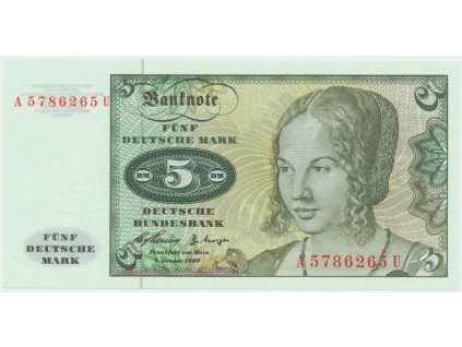 25881 nemecko nsr 5 dm 1960 ro 262e