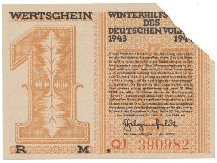 25992 25992 nemecko winterhilfe 1 reichsmark 1943 1944