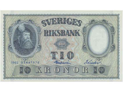 Švédsko, 10 Kronor 1962, P.43i
