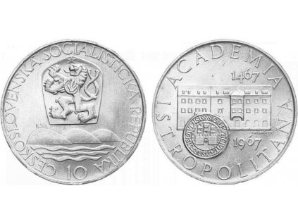 2622 2622 2622 10 kcs 1967 akademia istropolitana