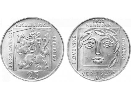 2673 2673 2673 25 kcs 1970 slovenske narodni divadlo