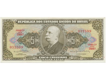 Brazílie, 5 Cruzeiros (1964), P.176d
