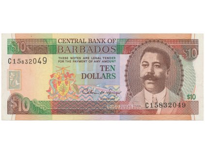 27249 27249 barbados 10 dollars 1995 p 48