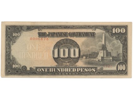 27288 27288 27288 filipiny japonska okupace 100 pesos 1944 p 112a