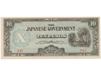 Filipíny - japonská okupace, 10 Pesos (1942), P.108