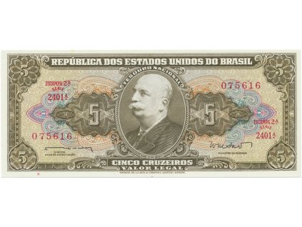 Brazílie, 5 Cruzeiros (1962), P.176a
