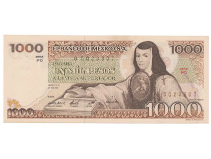 27360 27360 mexiko 1000 pesos 1981 p 76a