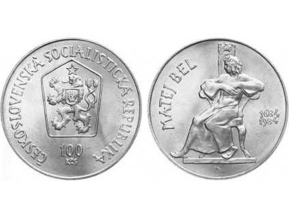 100 Kčs 1984 - Matej Bel