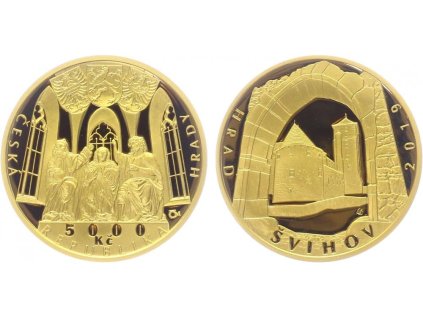 28203 28203 5000 kc 2019 hrad svihov proof