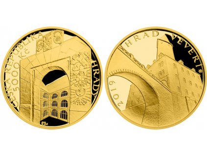 28257 28257 28257 28257 5000 kc 2019 hrad veveri proof