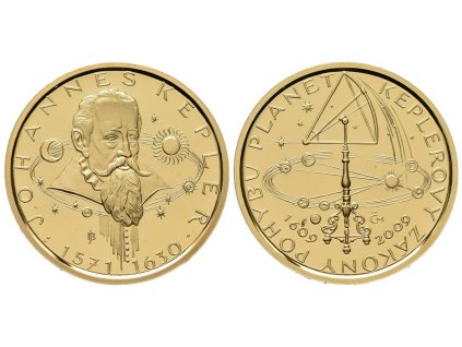 28536 28536 medaile 2009 keplerovy zakony proof