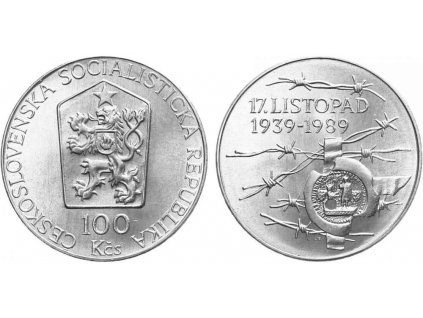 2856 2856 2856 100 kcs 1989 17 listopad 1939