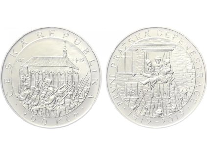 200 Kč 2019 - Pražská defenestrace
