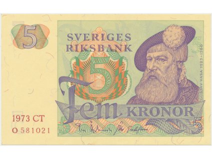 28848 28848 28848 svedsko 5 kronor 1973 p 51c