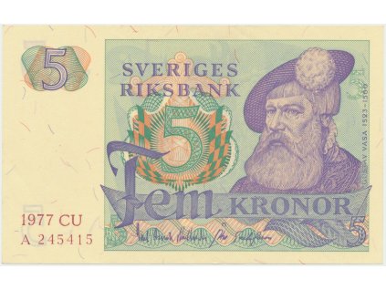 28872 28872 28872 svedsko 5 kronor 1977 p 51c