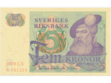 Švédsko, 5 Kronor 1979, P.51d