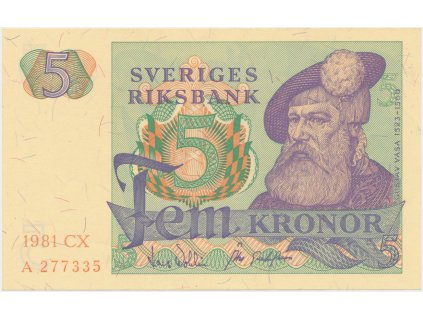 28902 28902 svedsko 5 kronor 1981 p 51d