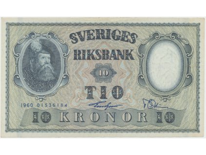 Švédsko, 10 Kronor 1960, P.43h