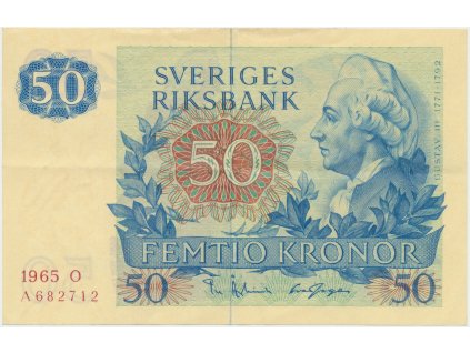 28968 28968 svedsko 50 kronor 1965 p 53a