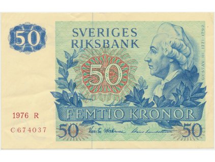28977 28977 svedsko 50 kronor 1976 p 53b