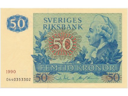 28995 28995 28995 svedsko 50 kronor 1990 p 53d