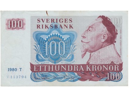 29010 29010 svedsko 100 kronor 1980 p 54c