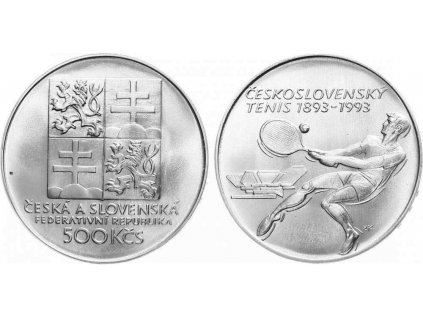 2901 2901 2901 500 kcs 1993 ceskoslovensky tenis