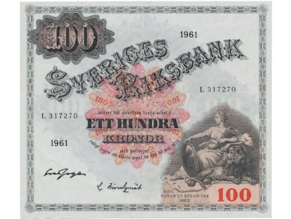 29031 29031 svedsko 100 kronor 1961 p 48c