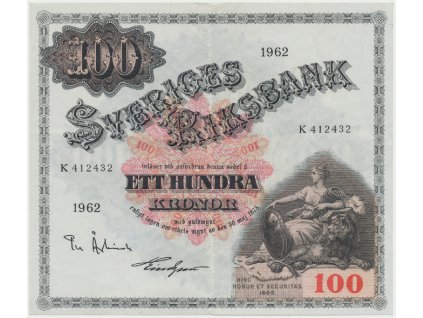29034 29034 29034 svedsko 100 kronor 1962 p 48d
