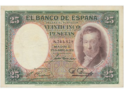 29049 29049 29049 spanelsko 25 pesetas 1931 p 81