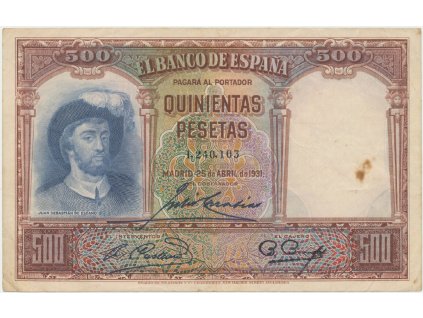 29067 29067 29067 spanelsko 500 pesetas 1931 p 84