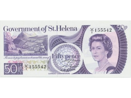 Svatá Helena, 50 Pence (1979), P.5a