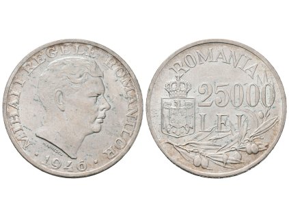 29790 29790 rumunsko 25 000 lei 1946