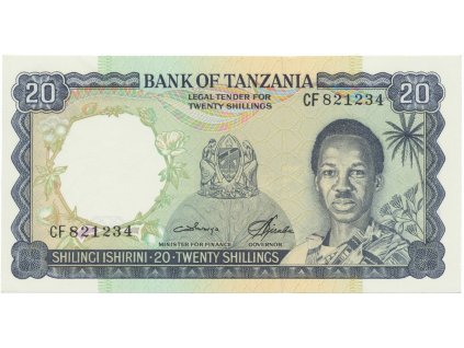 Tanzánie, 20 Shillings (1966), P.3c
